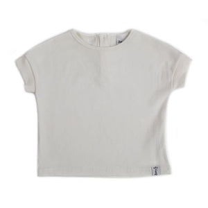 Spring Tee <br> White Ribbed