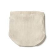 Load image into Gallery viewer, Organic Rib Nappy Pant &lt;br&gt; Oyster

