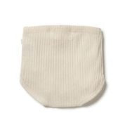 Organic Rib Nappy Pant <br> Oyster