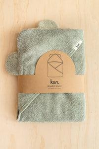 Hooded Towel <br> Sage