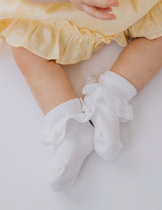 Lace Frill Ankle Socks