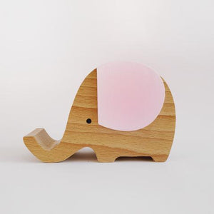 Wooden Musical Elephant <br> Pink