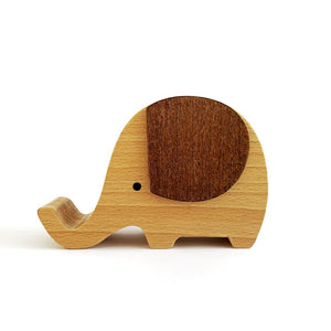 Wooden Musical Elephant <br> Raw