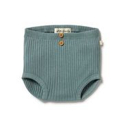 Load image into Gallery viewer, Organic Rib Nappy Pant &lt;br&gt; Pine Green
